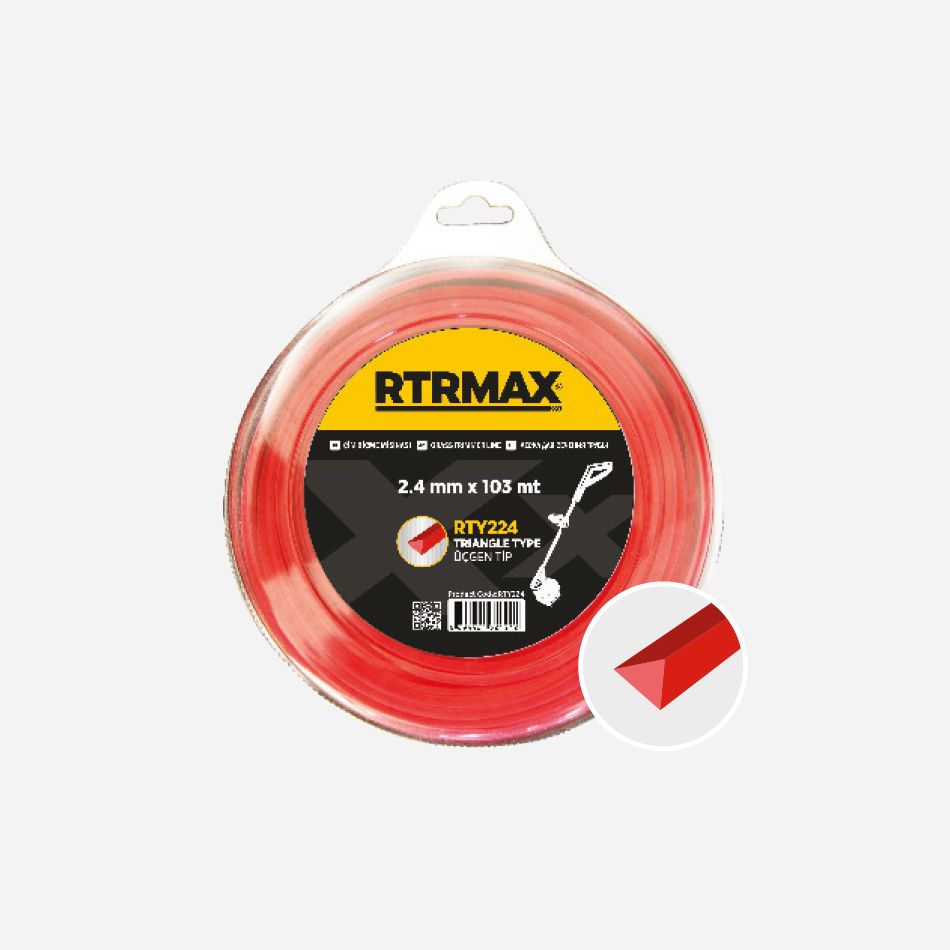 Rtrmax Rty230 3.0mmx67mt Çim Biçme Misinası 