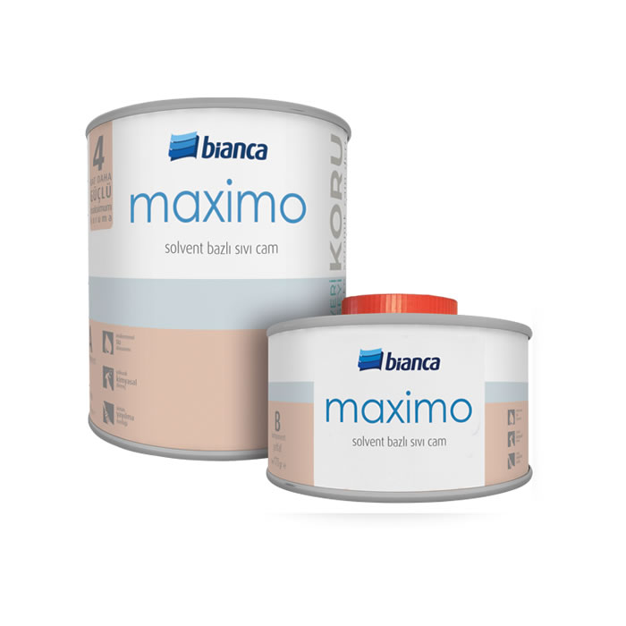 Bianca Maximo Solvent Bazlı Sıvı Cam Parlak 0.500lt