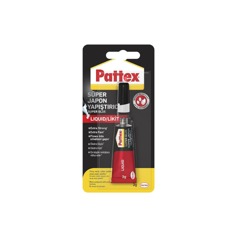 Pattex 3gr Likit Süper Japon Yapıştırıcı