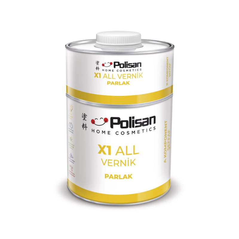 Polisan X1 All Vernik Parlak 0.600gr