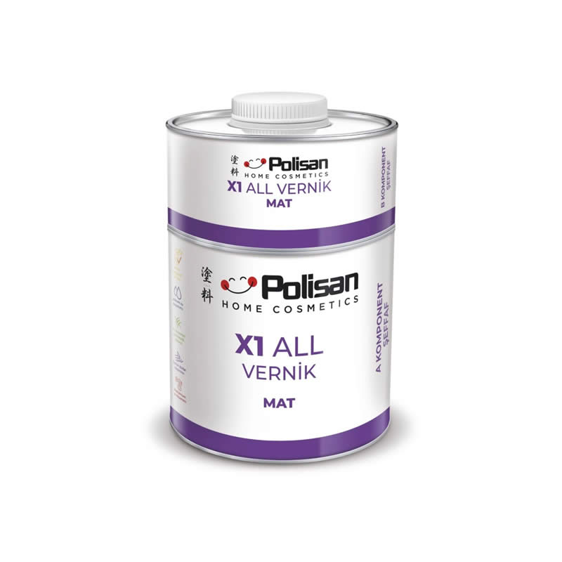 Polisan X1 All Vernik Mat 0.600gr