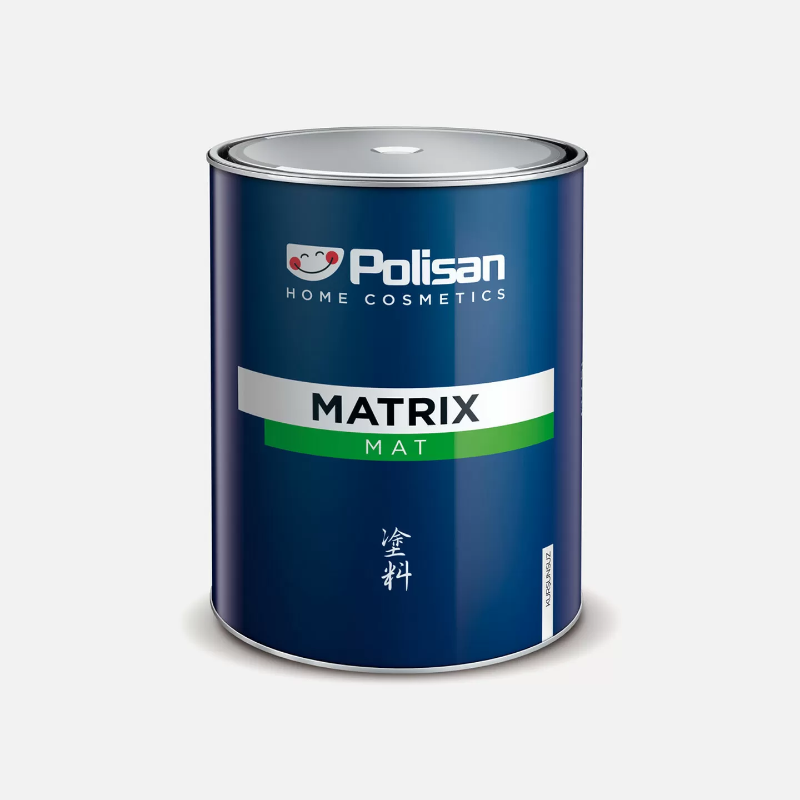 Polisan Matrix Mat Siyah 0.75 Lt