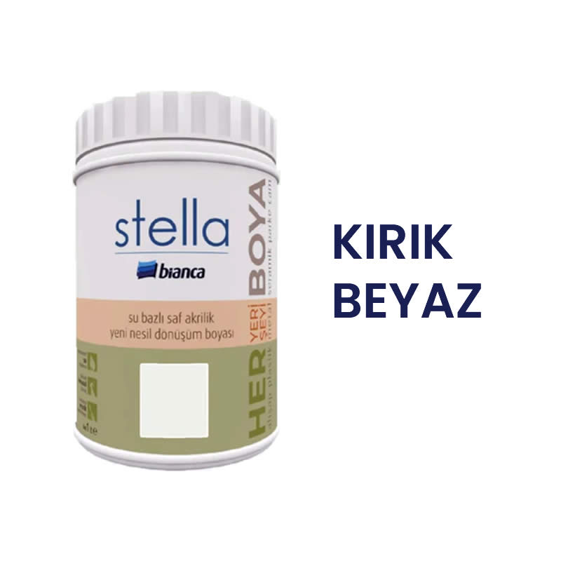 Bianca Stella Boya 1lt Kırık Beyaz