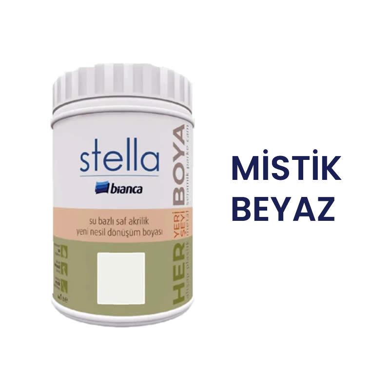 Bianca Stella Boya 1lt Mistik Beyaz