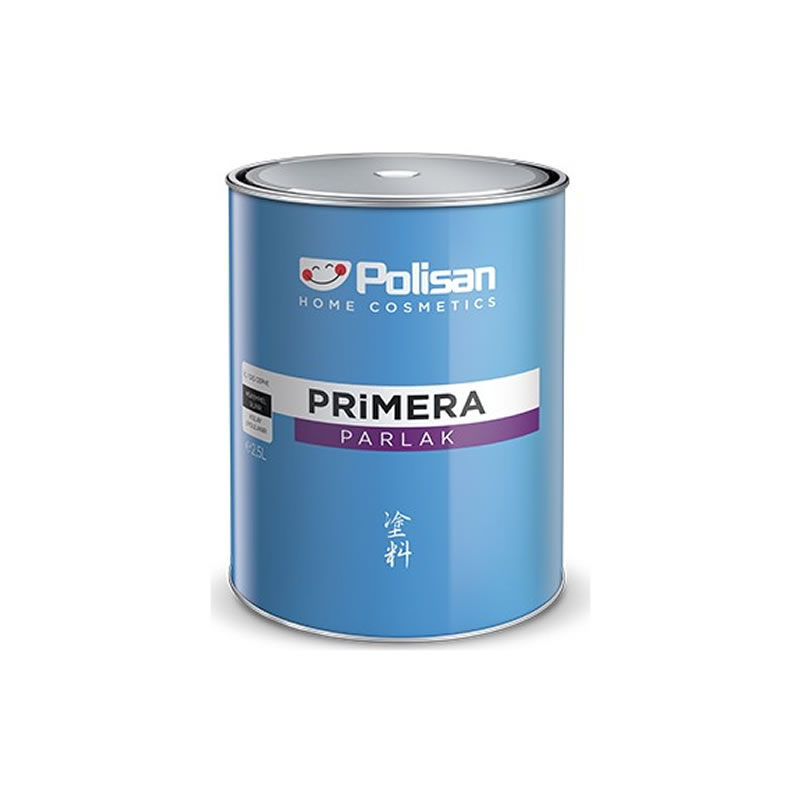 Polisan Primera Parlak Kahverengi 2.5 Lt Sentetik Boya 