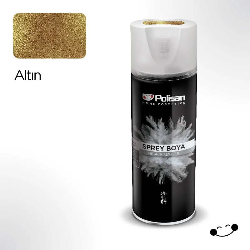 Polisan Metalik Sprey Boya Altın 400 Ml