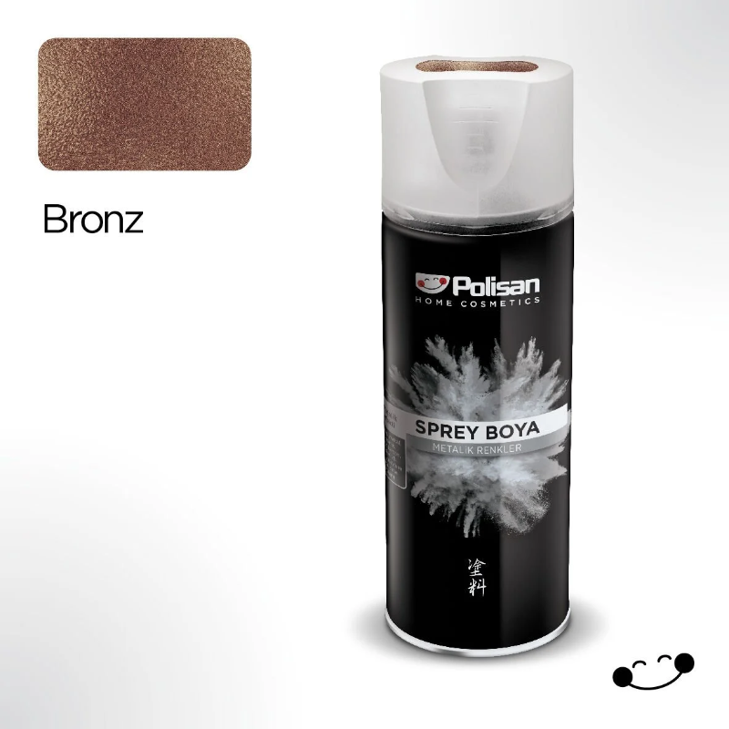Polisan Metalik Sprey Boya Bronz 400 Ml