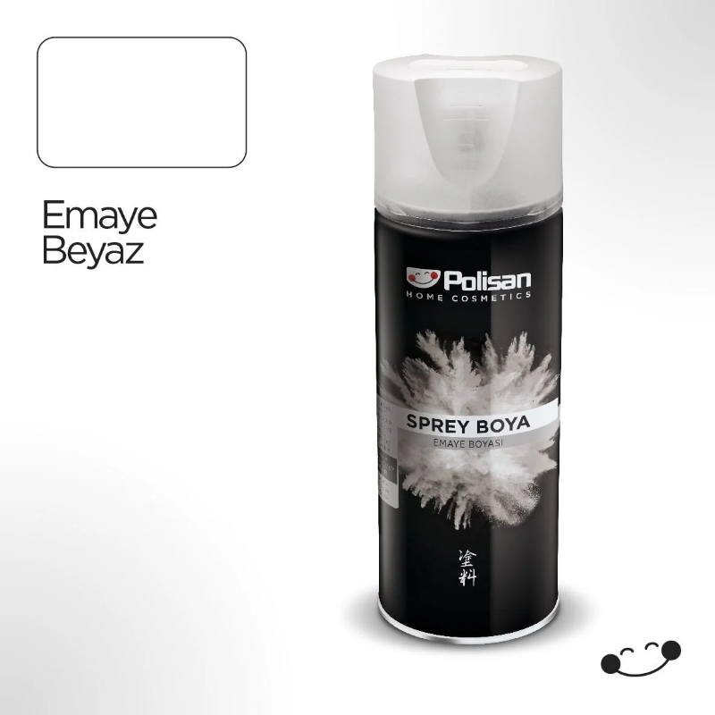 Polisan Özel Amaçlı Sprey Emaye Boya Beyaz 400 Ml
