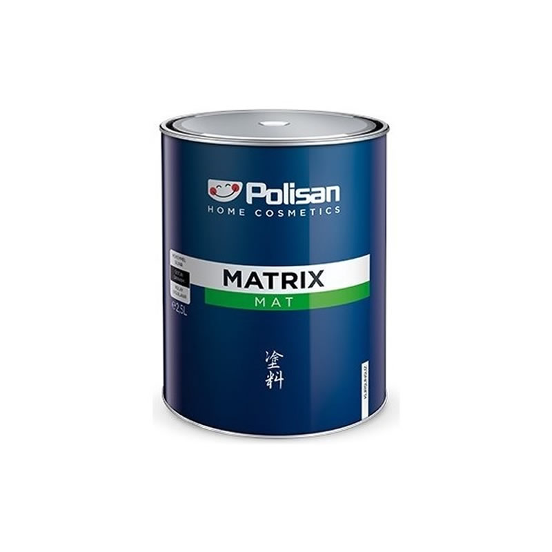 Polisan Matrix Mat Siyah 2.5 Lt