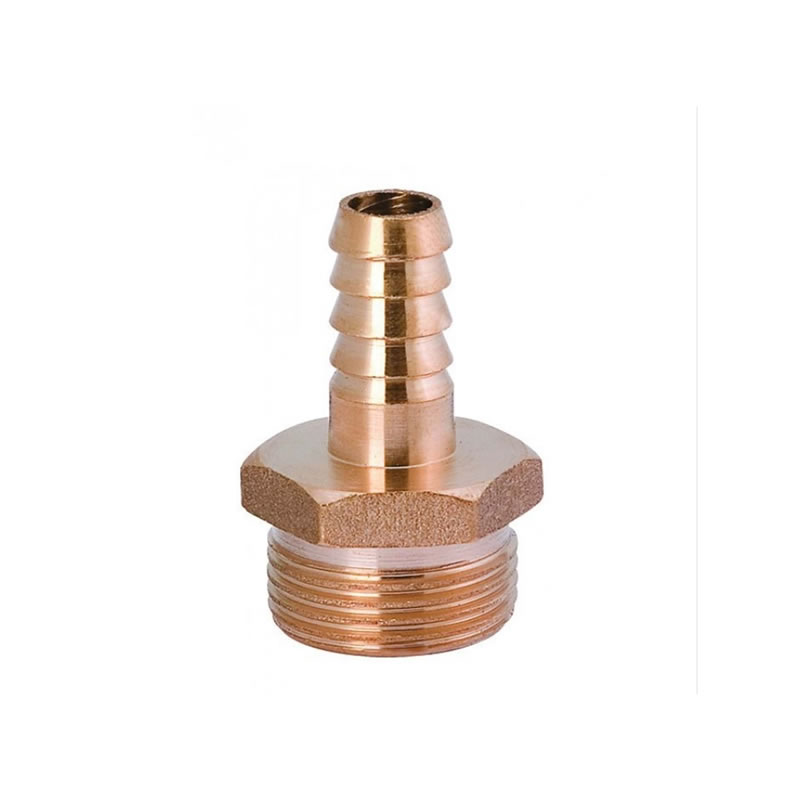 Sarı 1/2 14mm Hortum Rekoru Erkek Nipel