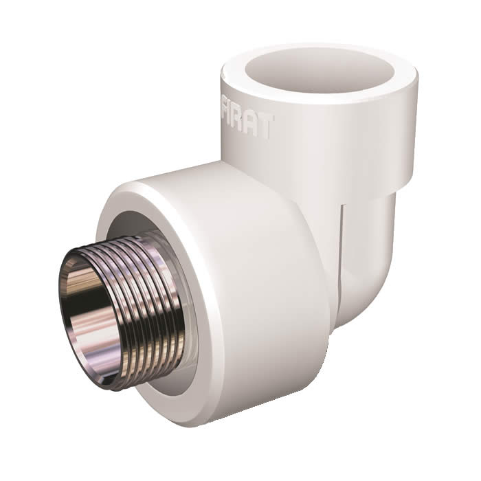 Fırat Dış Dişli Dirsek 20mm  1/2