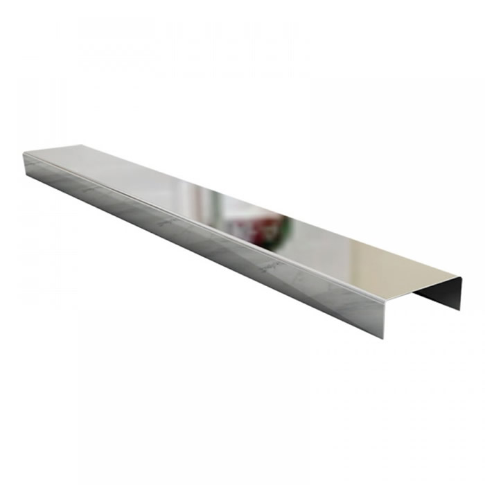 Alfor 30mm İnox Krom Bordür Düz Ayna 2.44mt ( Profil ) Krom