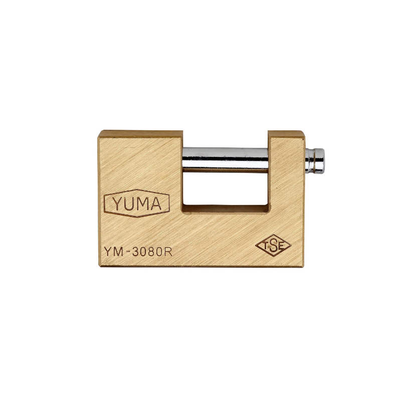 Yuma Kilit Kayar Milli Pirinç Asma Kilit 80 Mm Ym-3080