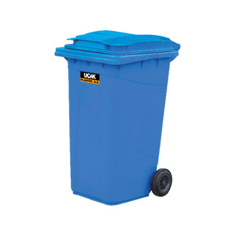 Uçak Plastik Çöp Konteyner Kapak 240lt Uyumlu