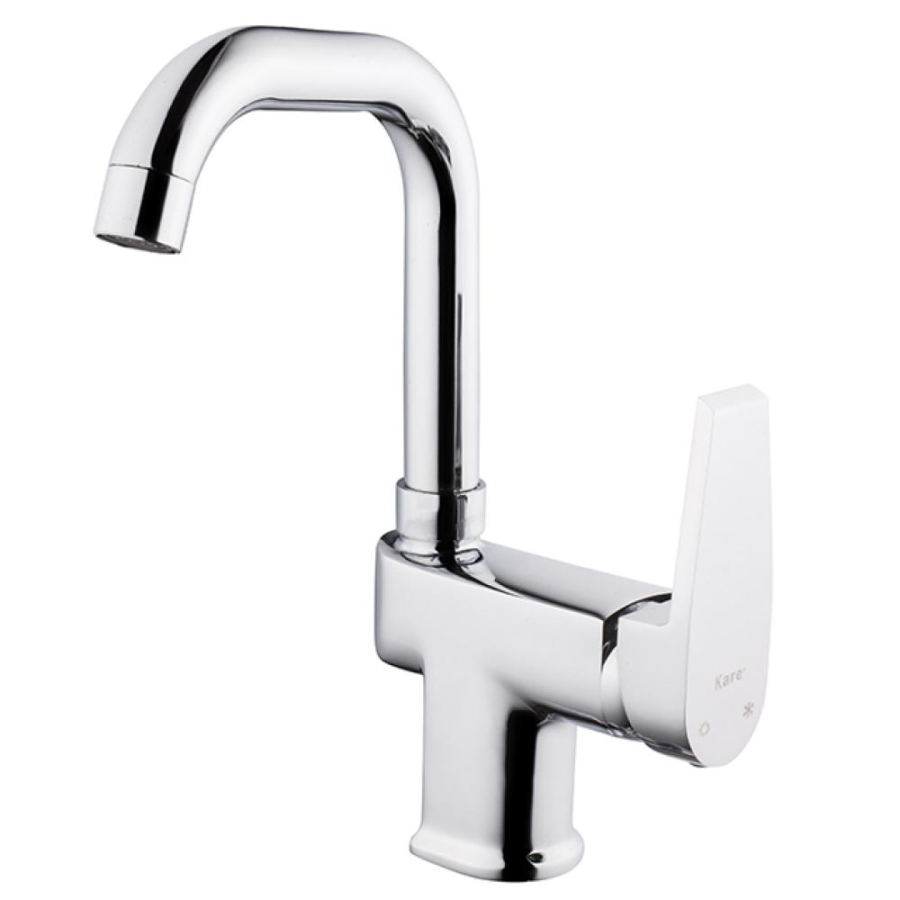 Kare Kop39002 Optimum Kuğu Lavabo Bataryası ( Kısa Borulu )