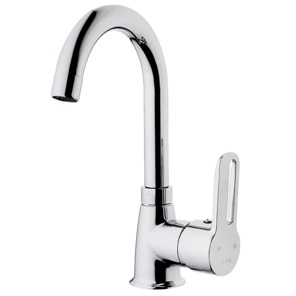 Kare Klm71002 Limra Kuğu Lavabo Bataryası ( Kısa Borulu ) 