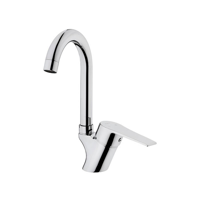 Kare Ksp13002 Spectra Kuğu Lavabo Bataryası ( Kısa Borulu ) 