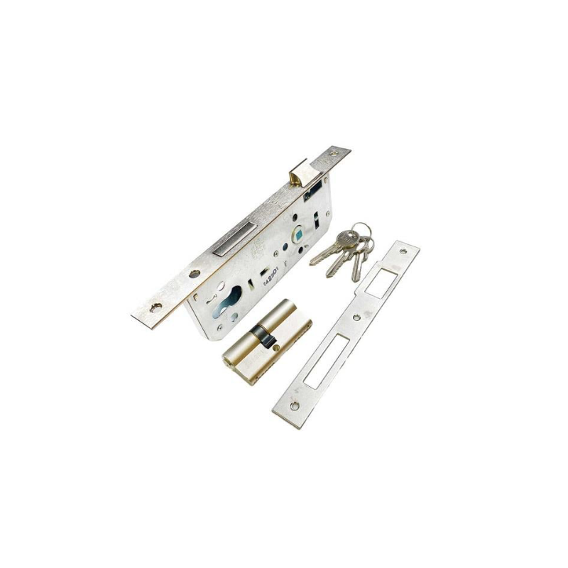 Kale Kilit 152r 45mm Silindirli Gömme Kilit Nikel 