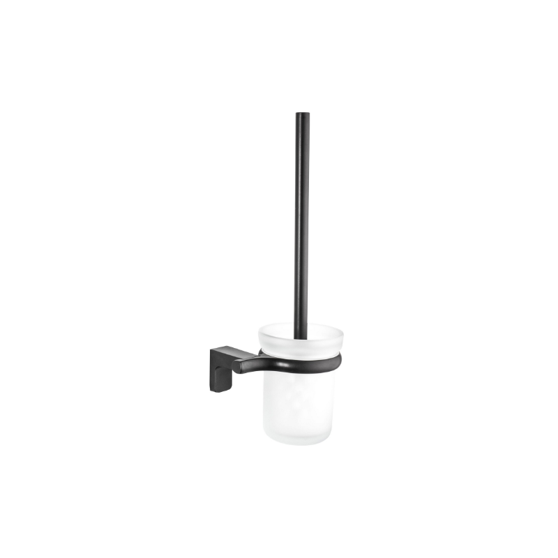 Tema 71018-2m Premium Tam Mat Siyah Klozet Fırçası