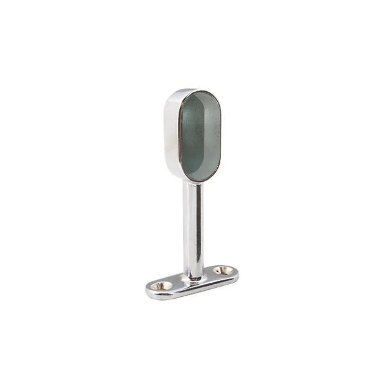 Boru Babası Oval Kapalı Krom