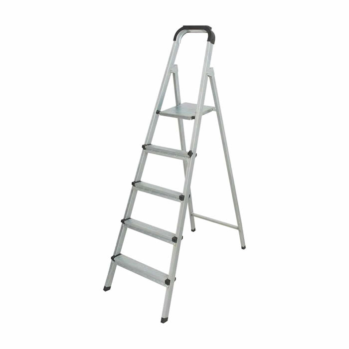 Merdiven 4 Basamaklı Statik Gri
