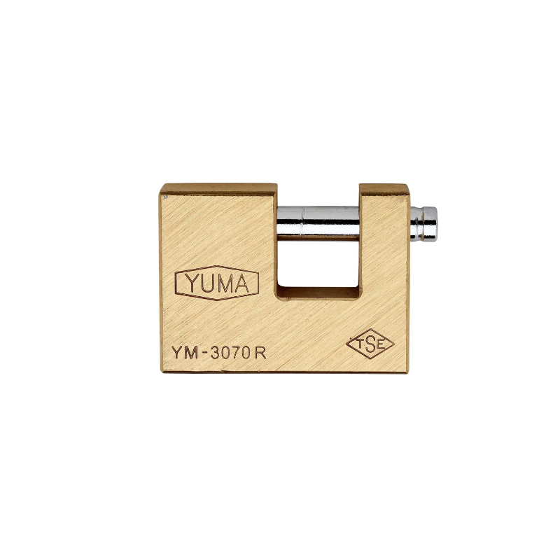 Yuma Kilit Kayar Milli Pirinç Asma Kilit 70 Mm Ym-3070