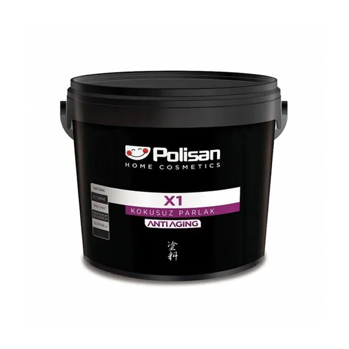 Polisan X1 Aa Kokusuz Parlak Boya 2.5 Lt Beyaz 