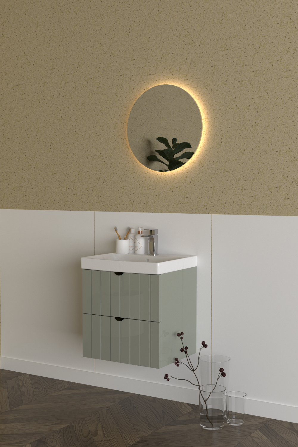Siena 50 Cm Banyo Dolap Takımı