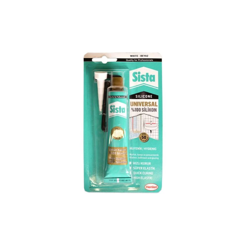 Sista 50gr Beyaz Tüp Silikon