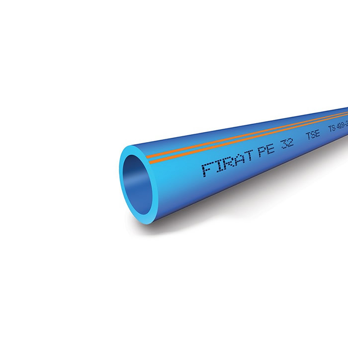 Fırat 10 Atü 63mm Alçak Yoğunluklu Polietilen Boru ( Mavi ) 
